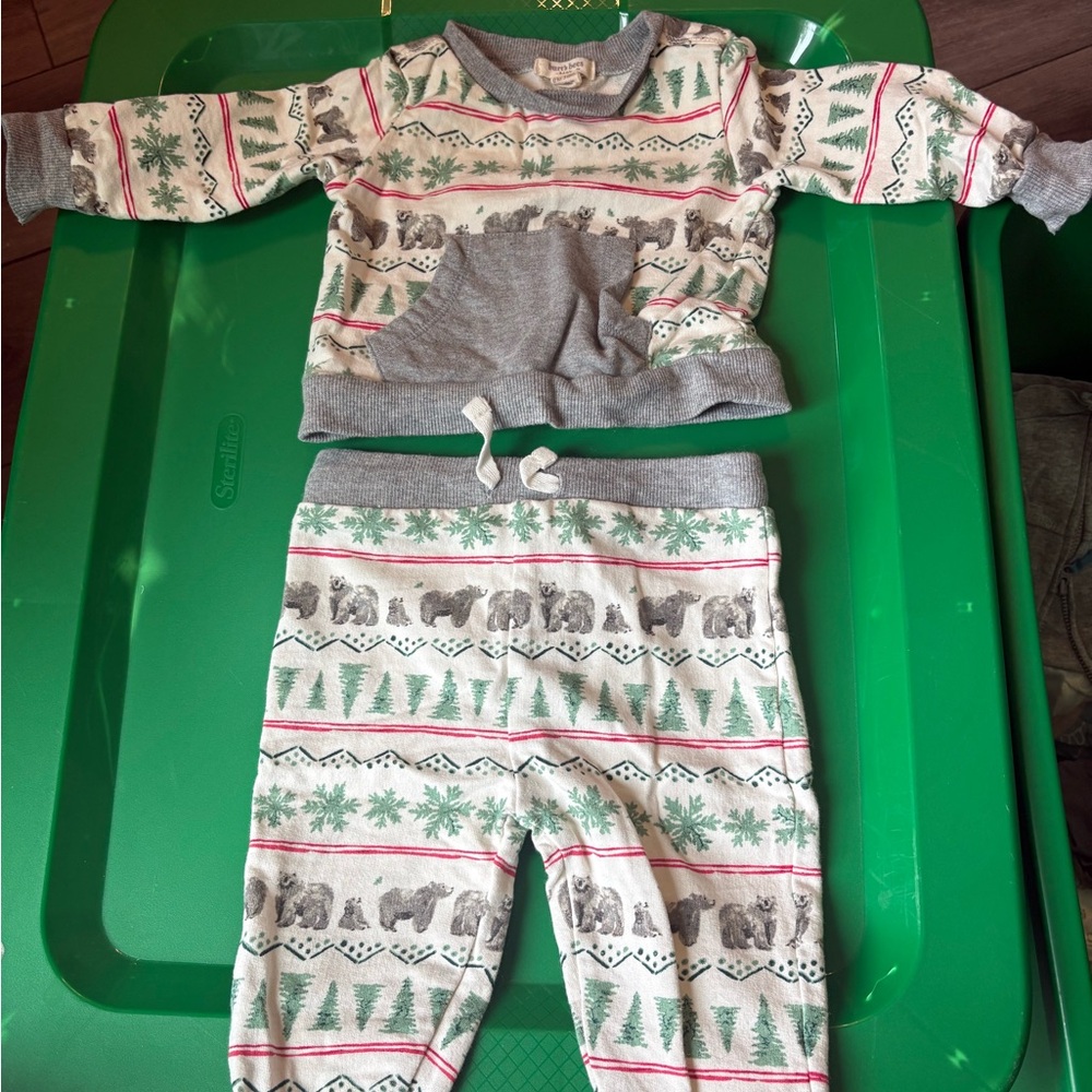 Burt’s Bees Baby Shirt and Pant Set